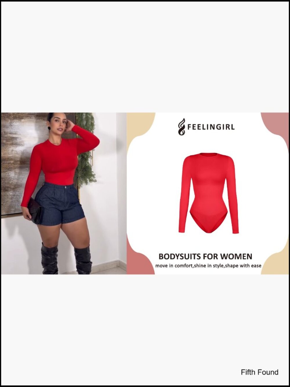 Seamless Long Sleeve Bodysuit Shapewear Tummy Control Compression Shirt - Picture 6 of 7